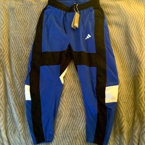 Sweatpants adidas black and blue